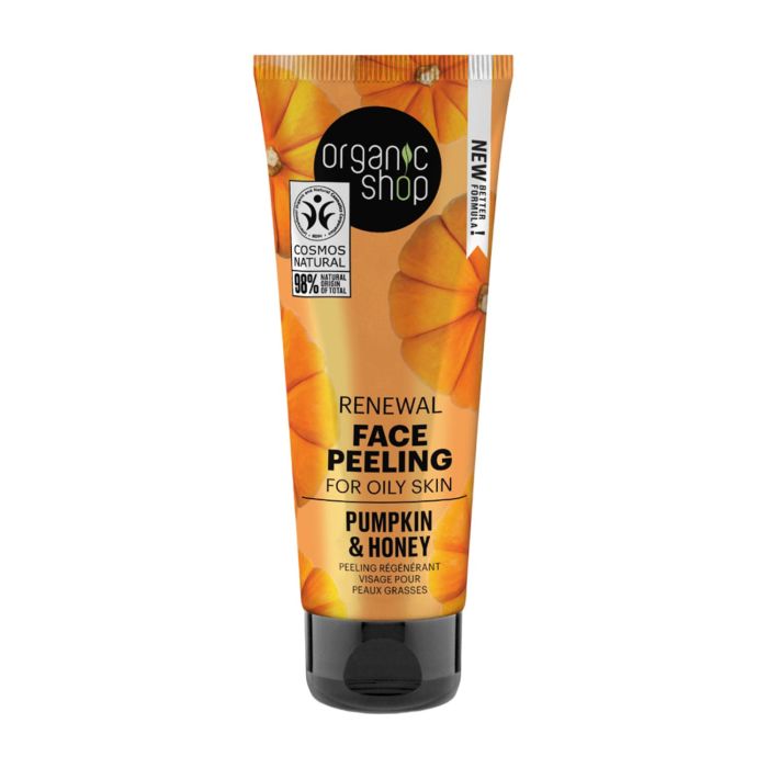 Organic Shop Pumpkin peeling facial piel grasa 75 ml