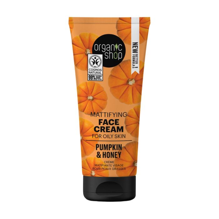 Organic Shop Pumpkin crema facial piel grasa 50 ml