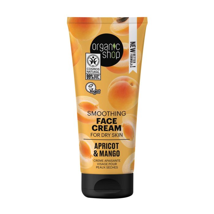 Organic shop apricot smoothing crema facial piel seca 50 ml