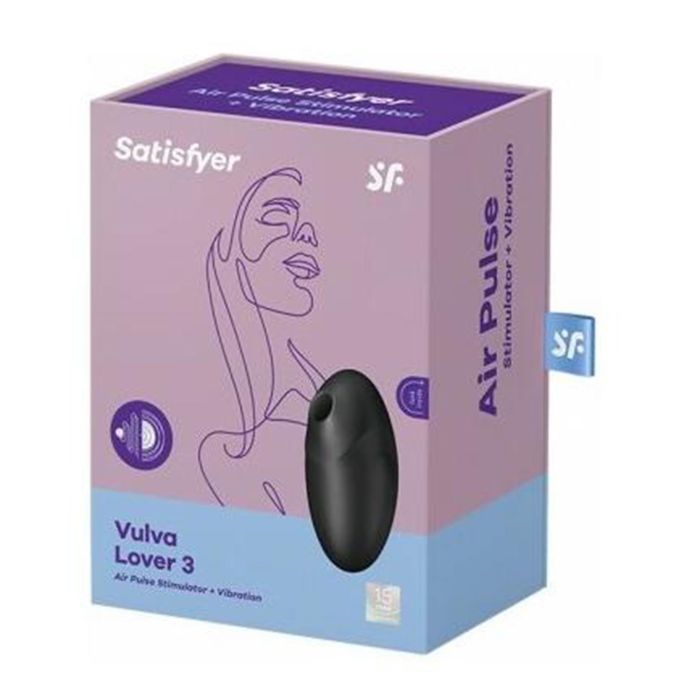 Satisfyer Vulva lover 3 air pulse stimulator negro negro