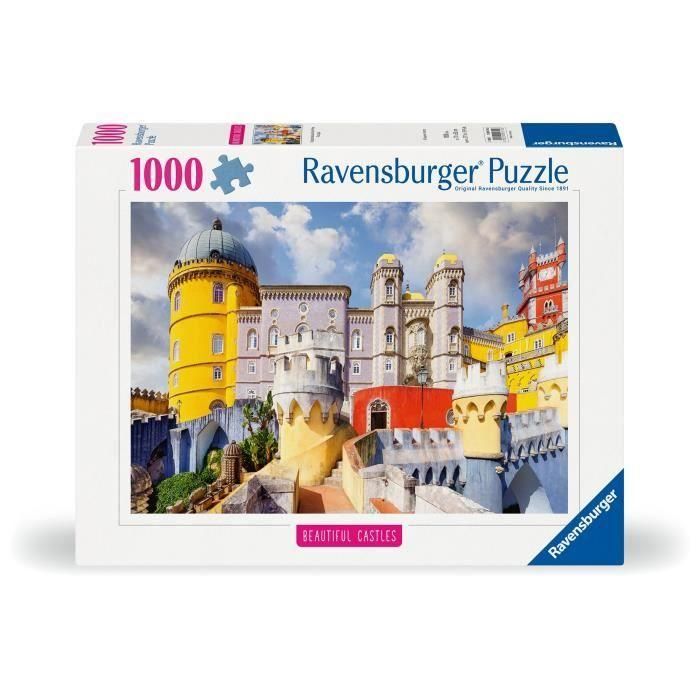 Puzzle de 1000 piezas Palacio Nacional de Pena, Portugal, Colección Highlight, a partir de 14 años, Palacio, 12001314, Ravensburger 2 Puzzle de 1000 piezas Palacio Nacional de Pena, Portugal, Colección Highlight, a partir de 14 años, Palacio, 12001314, Ravensburger 2