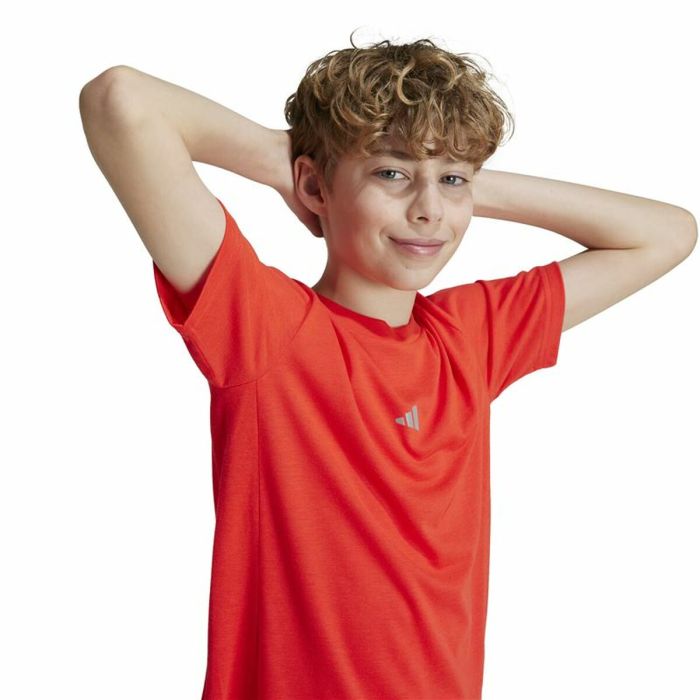 Camiseta de Manga Corta Infantil Adidas Training Aeroready (7-8 Años) 1