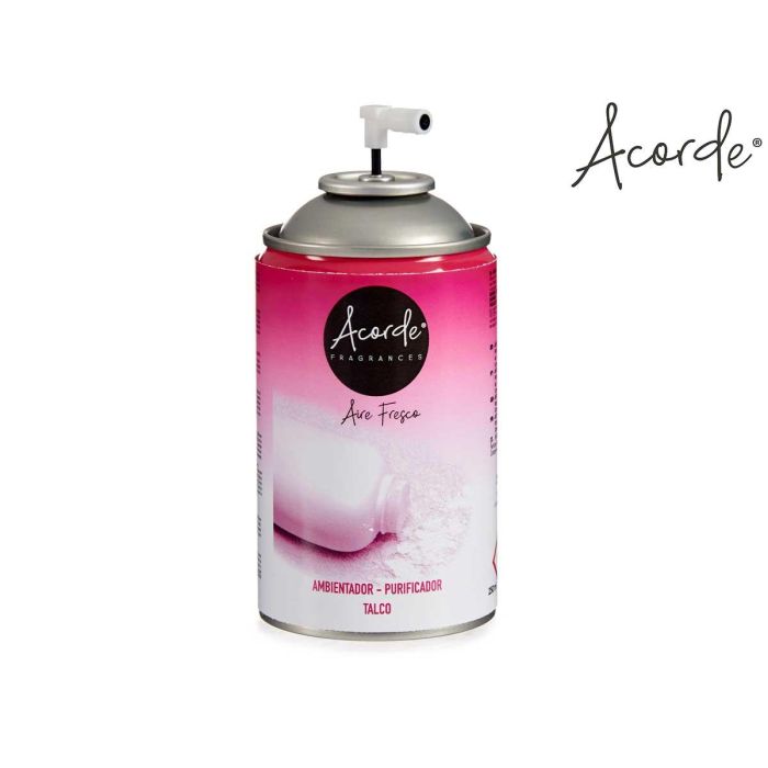 Recambio Ambientador Aerosol 250Ml Talco Acorde 6X14CM (6 Unidades) 1 Recambio Ambientador Aerosol 250Ml Talco Acorde 6X14CM (6 Unidades) 1