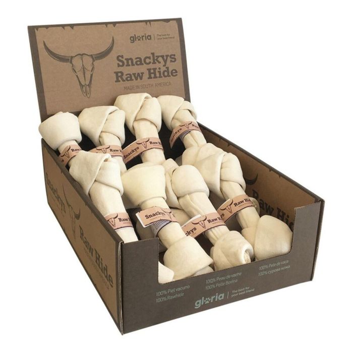 Snackys Masticable Nudos para Perro 20-23 cm 12Unidades Piel de Vacuno