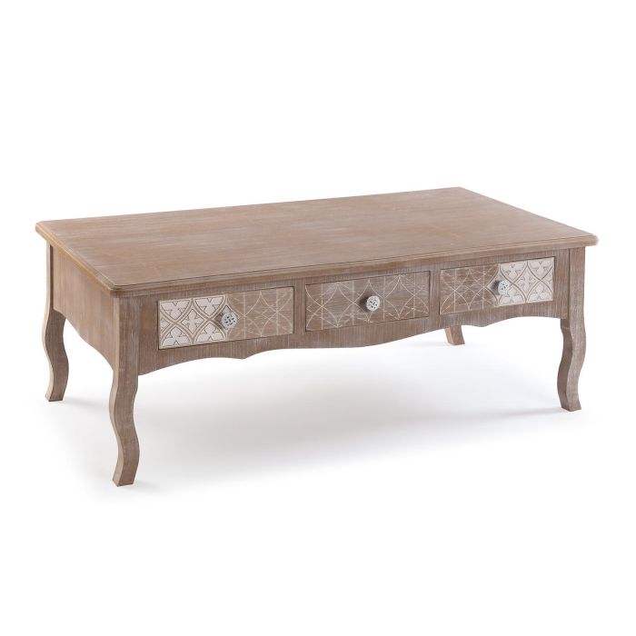 Mesa Centro 3 Cajones Lyra Versa 60X41CM Mesa Centro 3 Cajones Lyra Versa 60X41CM