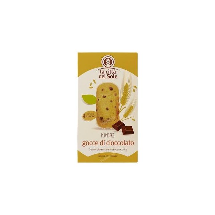 LA CITTA DEL SOLE Plumcake con pepitas de chocolate 4x45g