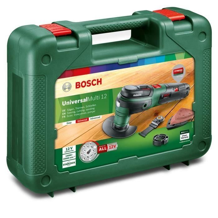 Herramienta multifunción BOSCH UniversalMulti 12 - 1 batería - 12 V 2.5 Ah 2 Herramienta multifunción BOSCH UniversalMulti 12 - 1 batería - 12 V 2.5 Ah 2