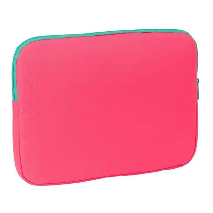 Funda para Portátil Nait Nait Rosa fluor Rosa 34 x 25 x 2 cm 3 Funda para Portátil Nait Nait Rosa fluor Rosa 34 x 25 x 2 cm 3