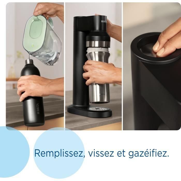 Máquina de agua con gas BRITA sodaTRIO - negra 3 Máquina de agua con gas BRITA sodaTRIO - negra 3