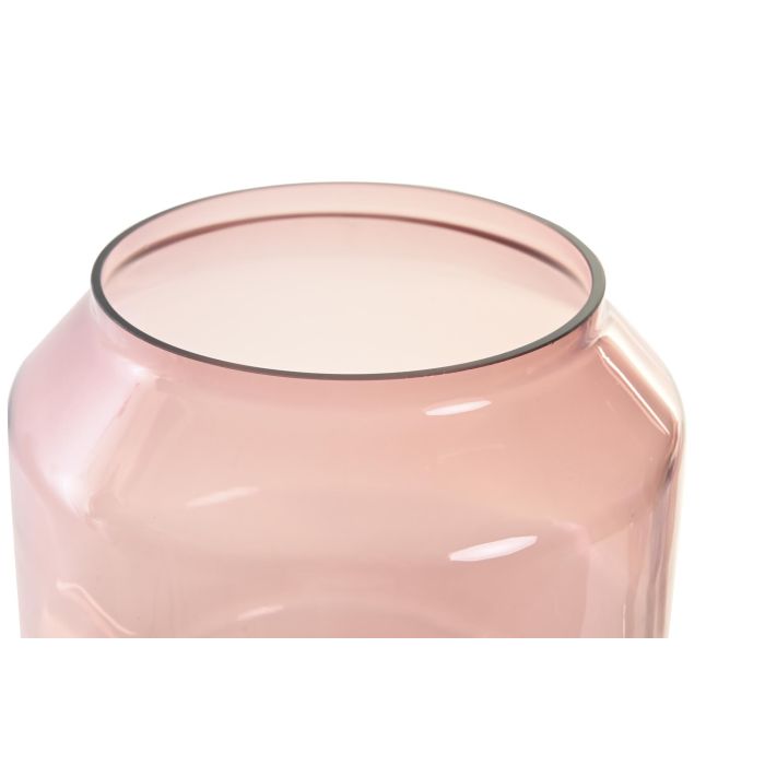 DKD Home Decor Jarrón Rosa 20 x 31 x 20 cm (4 Unidades) Cristal 1