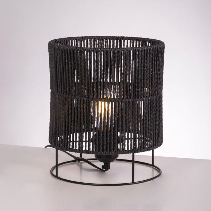 Bayamo Lámpara de Mesa Ratán Bayamo SKD-T1019 Estilo Natural Boho-Chic 0 Bayamo Lámpara de Mesa Ratán Bayamo SKD-T1019 Estilo Natural Boho-Chic 0