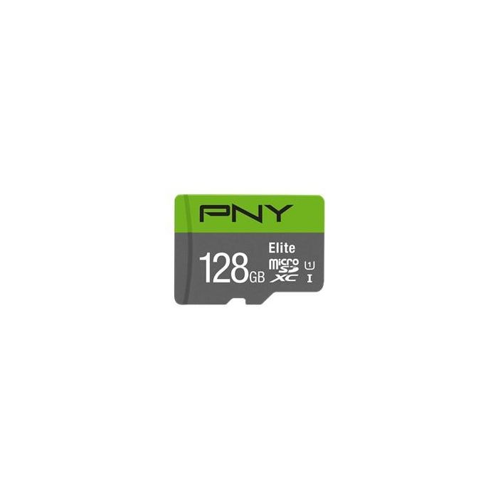 PNY Elite MicroSDXC 128 GB UHS-I U1 Clase 10 V10 Tarjeta de Memoria Flash PNY Elite MicroSDXC 128 GB UHS-I U1 Clase 10 V10 Tarjeta de Memoria Flash