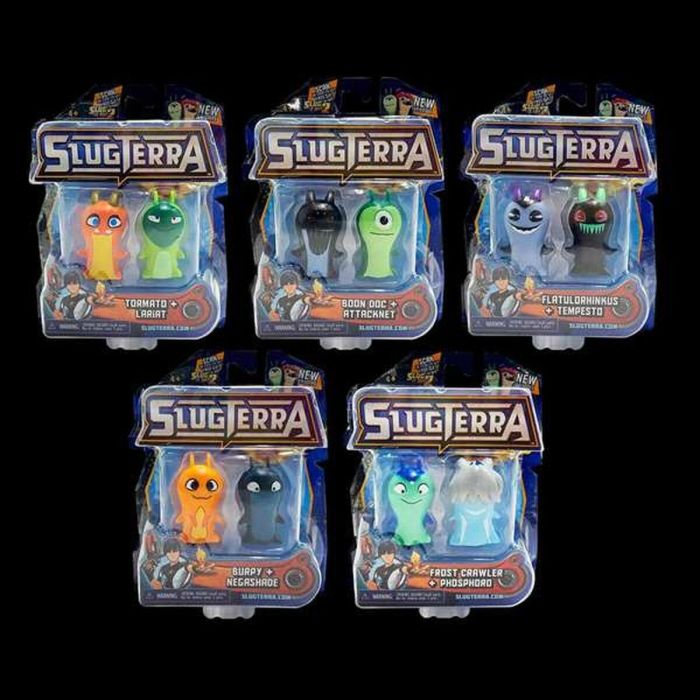 Figura slugterra pack de 2 figuras 4.5 cm - modelos surtidos 4