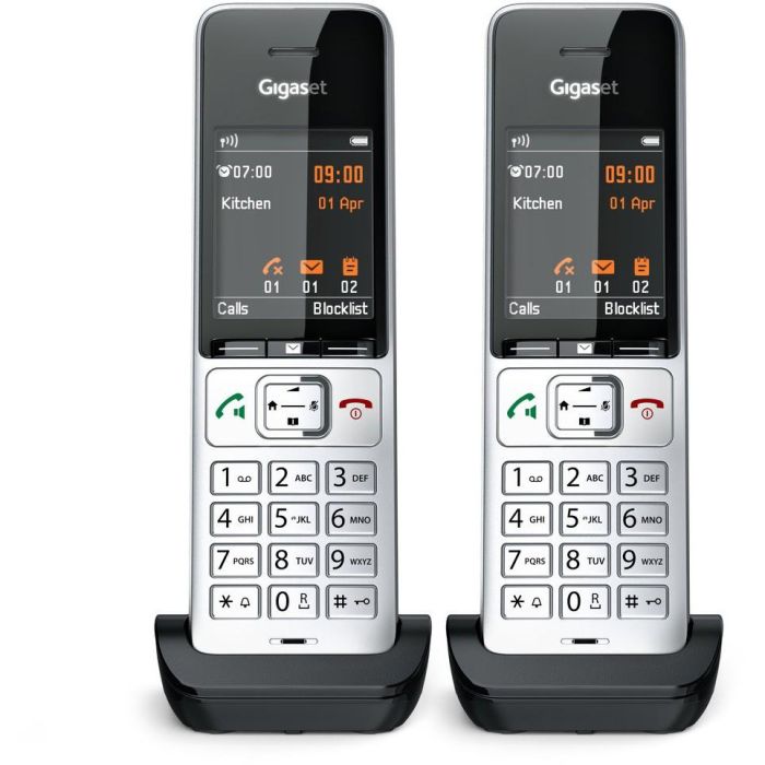 Gigaset COMFORT 500HX duo Teléfono DECT/analógico inalámbrico doble Altavoz Identificador de llamadas Negro/Plata 15 Gigaset COMFORT 500HX duo Teléfono DECT/analógico inalámbrico doble Altavoz Identificador de llamadas Negro/Plata 15