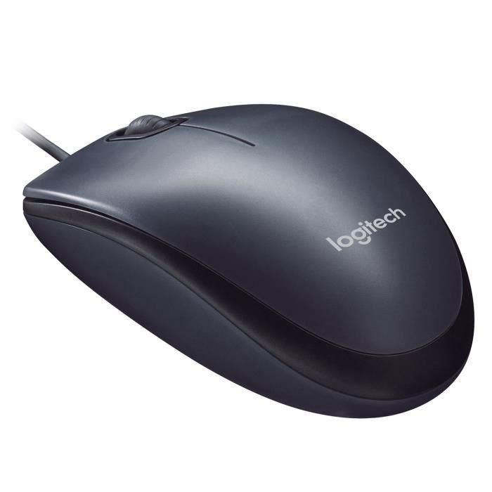 Logitech M90 Ratón Óptico USB con Cable Negro, 1000 dpi, Ergonómico, Control Preciso para Ordenador 3 Logitech M90 Ratón Óptico USB con Cable Negro, 1000 dpi, Ergonómico, Control Preciso para Ordenador 3