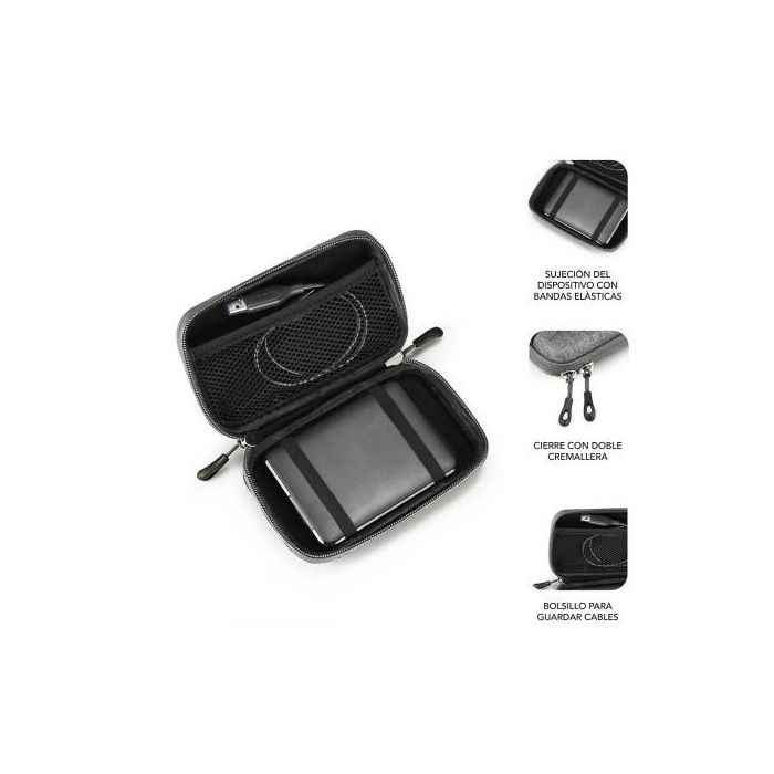 SUBBLIM Organizador HDD Business Case 2,5" Grey 1 SUBBLIM Organizador HDD Business Case 2,5" Grey 1