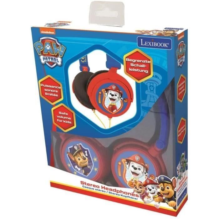 PAT 'PATROUILLE Headphones Auriculares estéreo con cable plegables para niños con limitación de volumen de escucha - LEXIBOOK 4 PAT 'PATROUILLE Headphones Auriculares estéreo con cable plegables para niños con limitación de volumen de escucha - LEXIBOOK 4