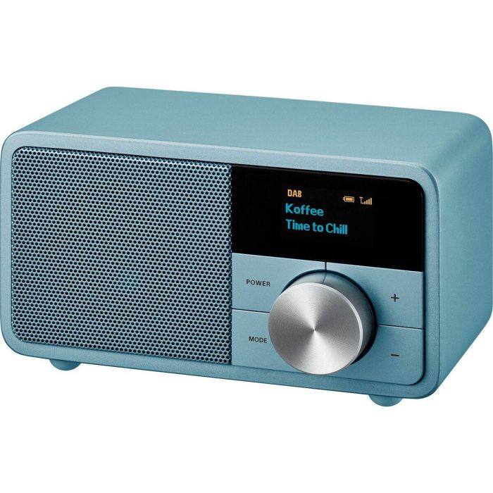 Radio Transistor Sangean DDR7 MINI Azul FM Retro 7 Radio Transistor Sangean DDR7 MINI Azul FM Retro 7