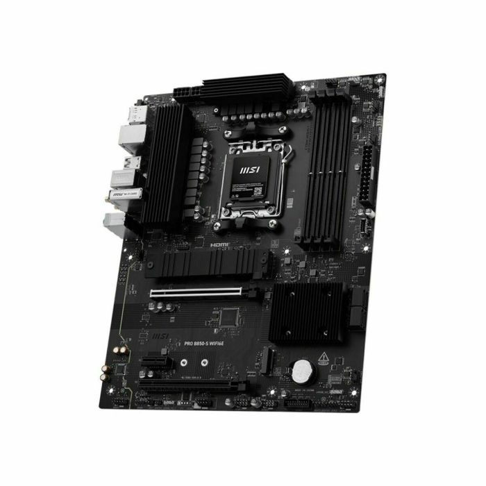 MSI 911-7E80-002 PRO B850-S Placa base ATX AMD B850 Zócalo AM5, AMD Ryzen 7000/8000/9000, DDR5, Wi-Fi 6E 18 MSI 911-7E80-002 PRO B850-S Placa base ATX AMD B850 Zócalo AM5, AMD Ryzen 7000/8000/9000, DDR5, Wi-Fi 6E 18