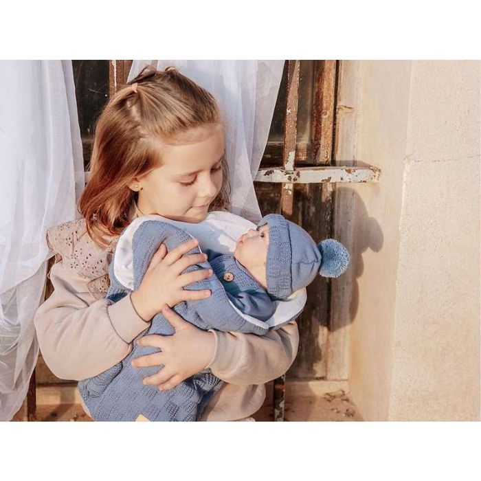 Muñeco reborn arias 40 cm alberto azul c/saco dormir 2 Muñeco reborn arias 40 cm alberto azul c/saco dormir 2