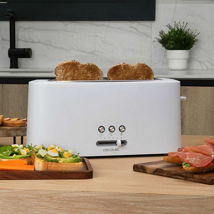 Tostadora Cecotec Toast&Taste 10000 Extra White 2 Tostadora Cecotec Toast&Taste 10000 Extra White 2