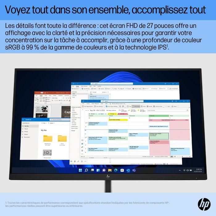 HP E27 G5 FHD Monitor 23 HP E27 G5 FHD Monitor 23