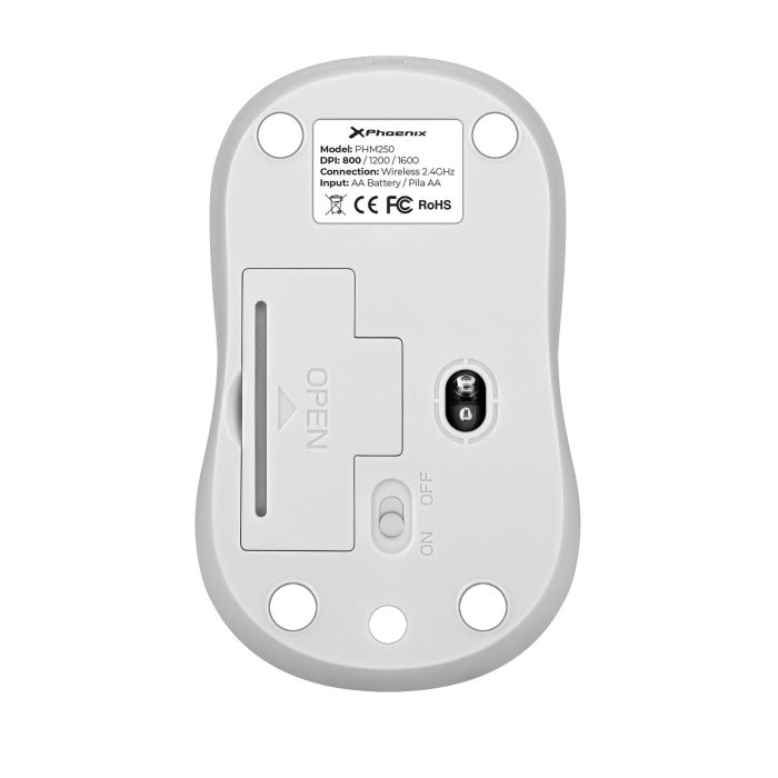 Phoenix M250 Ratón Inalámbrico 2.4 GHz 4 Phoenix M250 Ratón Inalámbrico 2.4 GHz 4