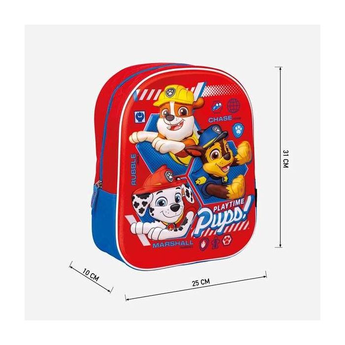 Mochila infantil 3D paw patrol 25x31x10 cm 3 Mochila infantil 3D paw patrol 25x31x10 cm 3