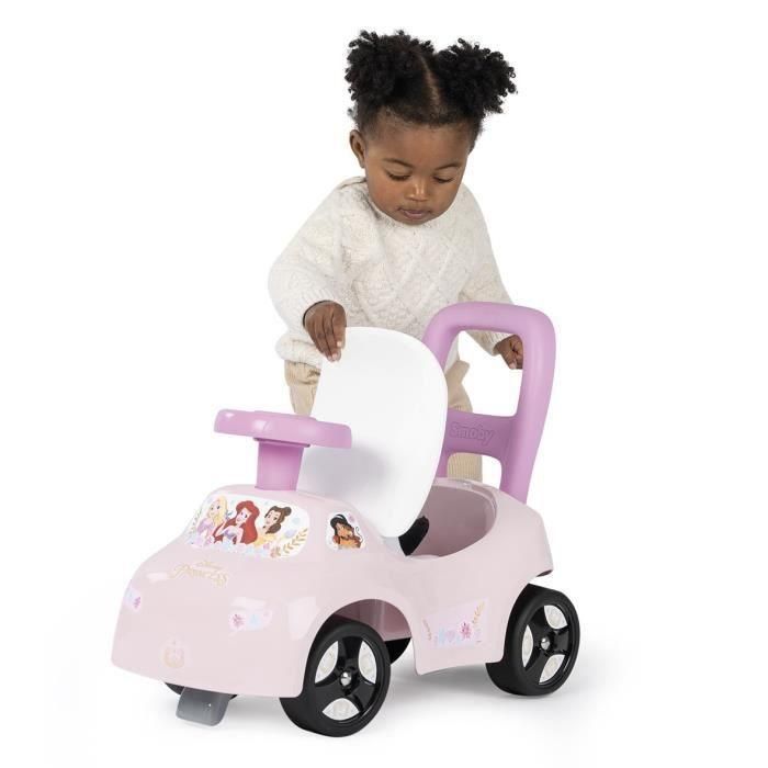 Smoby - Portabebés 2 en 1 - Princesas Disney - Caja bajo el sillín + bocina - A partir de 10 meses - Fabricado en Francia 2