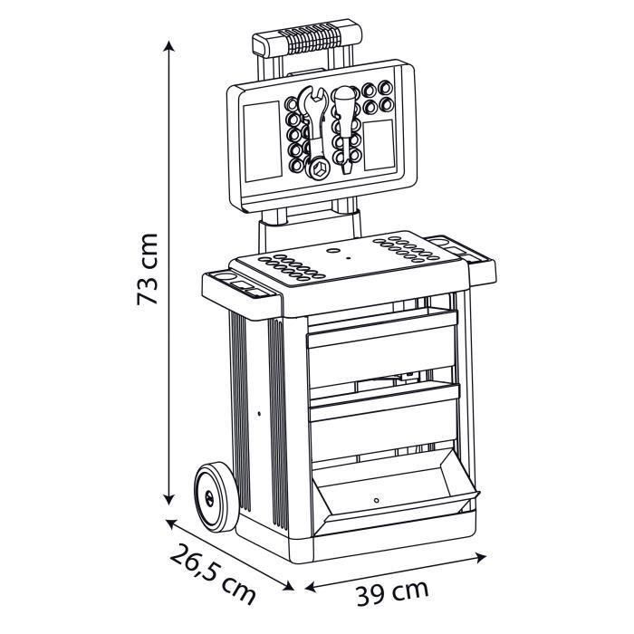 Juego de herramientas para niños Smoby Trolley 73 x 39 x 26,5 cm 5