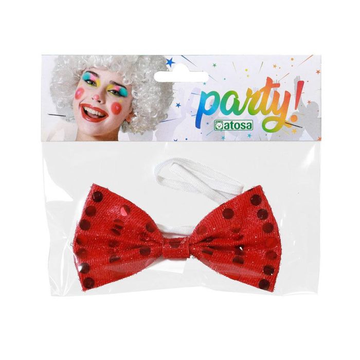 Pajarita Roja para Disfraz de Payaso o Personaje Clásico 1