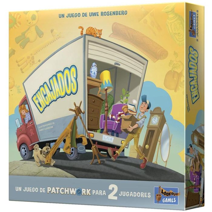 Lookout Games LKGSS01ES Juego de Mesa Encajados, Juego de Tablero Temático de Mudanzas para 6 Años 0 Lookout Games LKGSS01ES Juego de Mesa Encajados, Juego de Tablero Temático de Mudanzas para 6 Años 0