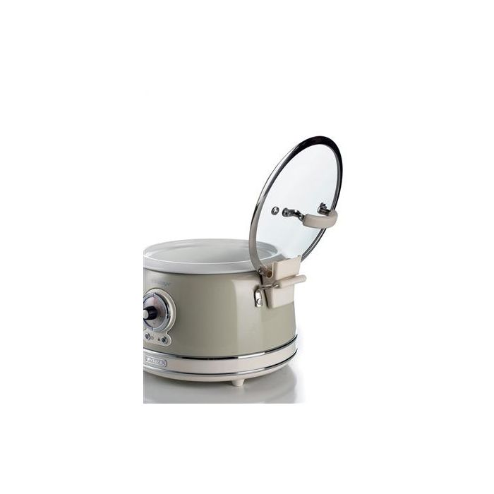 Ariete 2904/03 Olla Arrocera Multifunción con Cocción Lenta Vintage Beige - 10 Tazas, 5 Funciones 4 Ariete 2904/03 Olla Arrocera Multifunción con Cocción Lenta Vintage Beige - 10 Tazas, 5 Funciones 4
