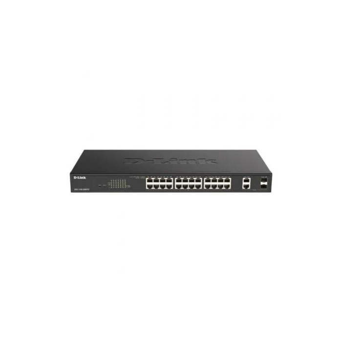 D-Link Switch Gestionable DGS-1100-26MPV2/E 26 Puertos RJ-45 10/100/1000 SFP PoE hasta 370W