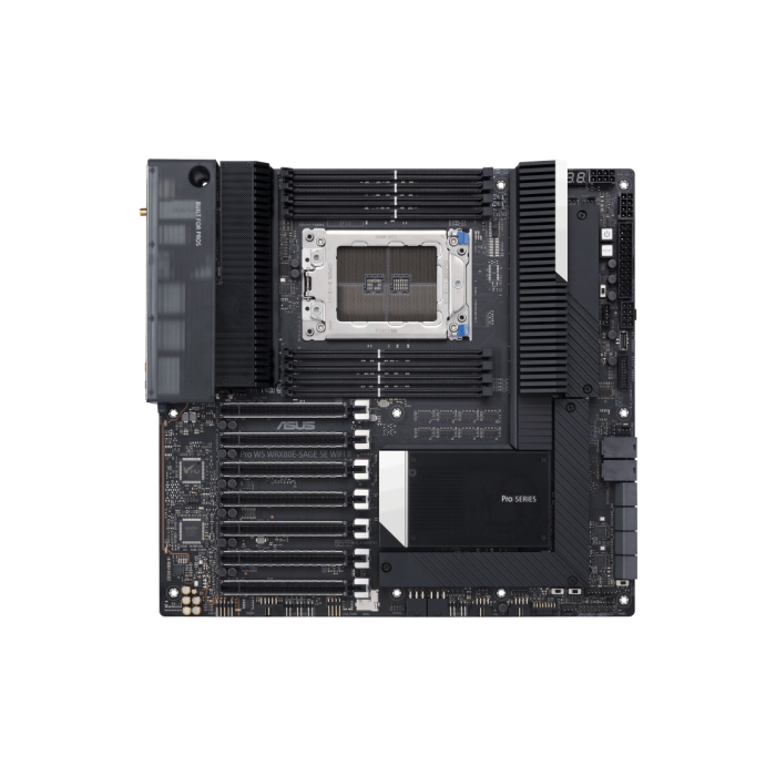 PLACA ASUS PRO WS WRX90E-SAGE SE,AMD,sTR5,WRX90,8DDR5,4SATA3+4M.2,LAN 1GB+10GB,2USB4.0+6USB3.2,EEB 1 PLACA ASUS PRO WS WRX90E-SAGE SE,AMD,sTR5,WRX90,8DDR5,4SATA3+4M.2,LAN 1GB+10GB,2USB4.0+6USB3.2,EEB 1
