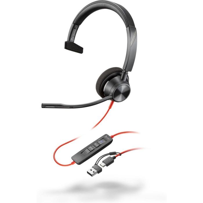 Poly Poly Blackwire 3310 Microsoft Teams Certified Headset +USB-C/A Adapter TAA 8 Poly Poly Blackwire 3310 Microsoft Teams Certified Headset +USB-C/A Adapter TAA 8