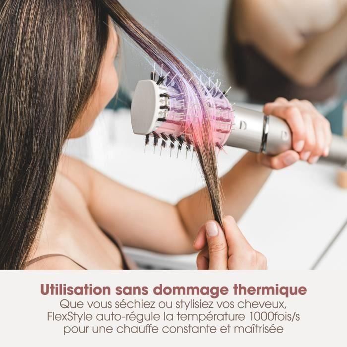 Secador de pelo y moldeador 2 en 1 - SHARK FLEXSTYLE - HD426SLEU - 3 accesorios - Champán - 1400 W 1 Secador de pelo y moldeador 2 en 1 - SHARK FLEXSTYLE - HD426SLEU - 3 accesorios - Champán - 1400 W 1
