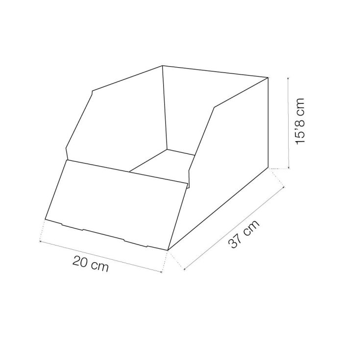 Edm Caja expositora para material eléctrico 200 x 370 x 158 mm 4 Edm Caja expositora para material eléctrico 200 x 370 x 158 mm 4