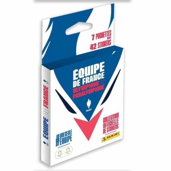 Panini PAN8051708014594 Blíster con 7 sobres de pegatinas del Equipo francés Juegos Olímpicos 2024 - 42 pegatinas 3 Panini PAN8051708014594 Blíster con 7 sobres de pegatinas del Equipo francés Juegos Olímpicos 2024 - 42 pegatinas 3