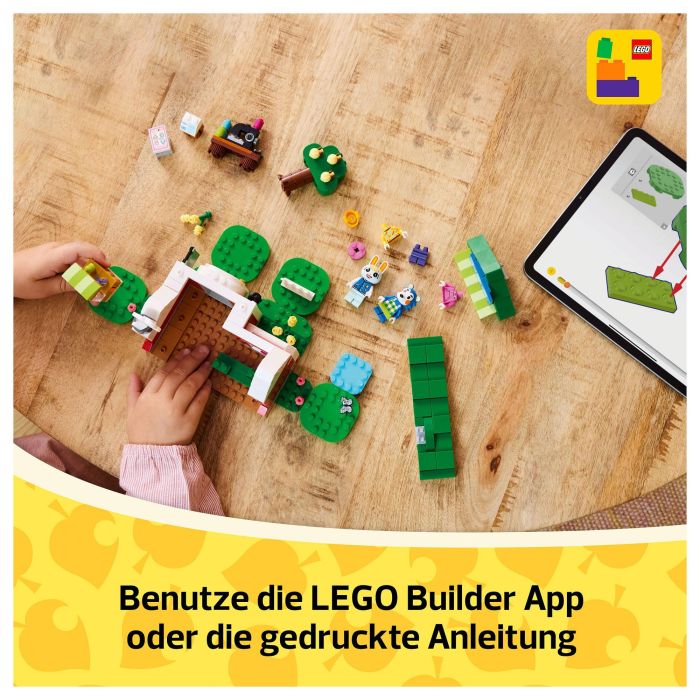 LEGO Animal Crossing Tienda Ropa Hermanas Manitas 77055 Set de Construcción para Niños y Niñas +6 Años con Minifiguras de Pili y Ariel