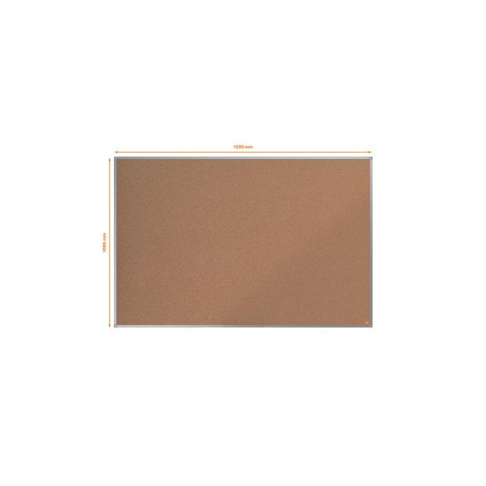 Tablero De Anuncios Nobo Essence Corcho Marco Aluminio 1500x1000 mm 6