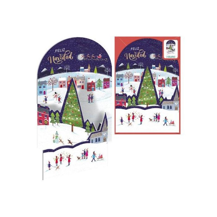 Christmas Dohe Escenas Desplegables 115X170 Mañana De Navidad (Set de 6)