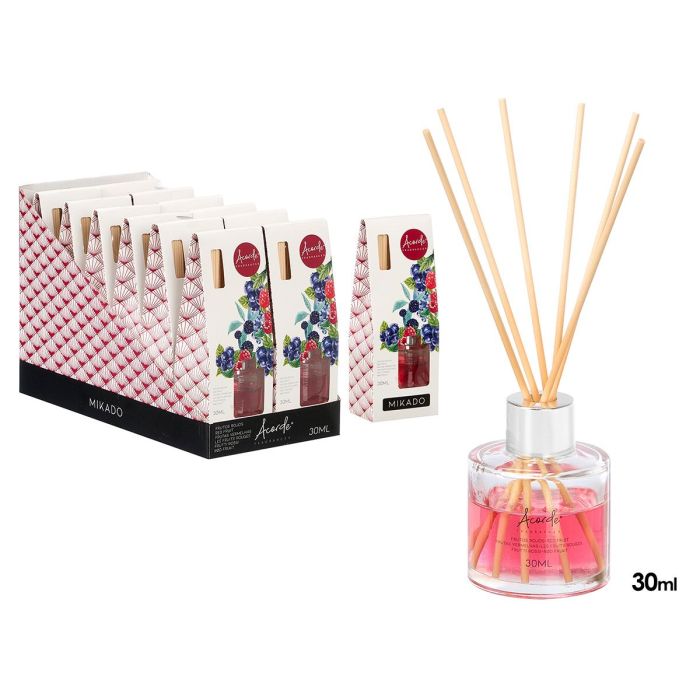 Mikado Frutos Rojos 30Ml Acorde 7x20x5cm (Set de 24) 0 Mikado Frutos Rojos 30Ml Acorde 7x20x5cm (Set de 24) 0