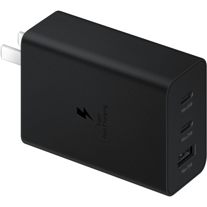 Samsung EP-T6530 Cargador de Pared Negro con 2 Puertos USB-C para Smartphone, Tableta, Portátil, Auriculares y Smartwatch 11