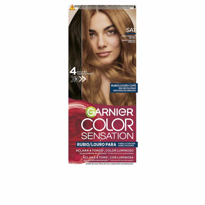 Tinte Permanente Garnier COLOR SENSATION Louro Café (5 Unidades) Tinte Permanente Garnier COLOR SENSATION Louro Café (5 Unidades)