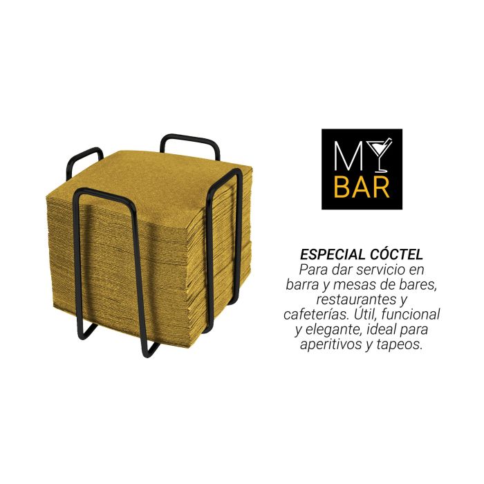 Servilletero Negro My Bar - 11.8 x 11.8 x 9.5 cm (24 Unidades) 4 Servilletero Negro My Bar - 11.8 x 11.8 x 9.5 cm (24 Unidades) 4
