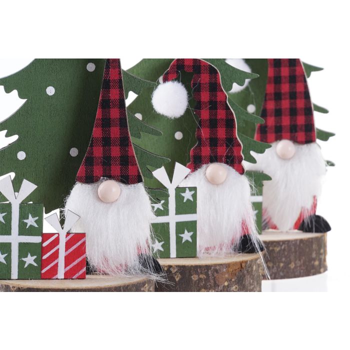 DKD Home Decor Set 6 Adornos para Árbol de Navidad Tradicionales MDF Verde Rojo 8x8x19 cm 1 DKD Home Decor Set 6 Adornos para Árbol de Navidad Tradicionales MDF Verde Rojo 8x8x19 cm 1
