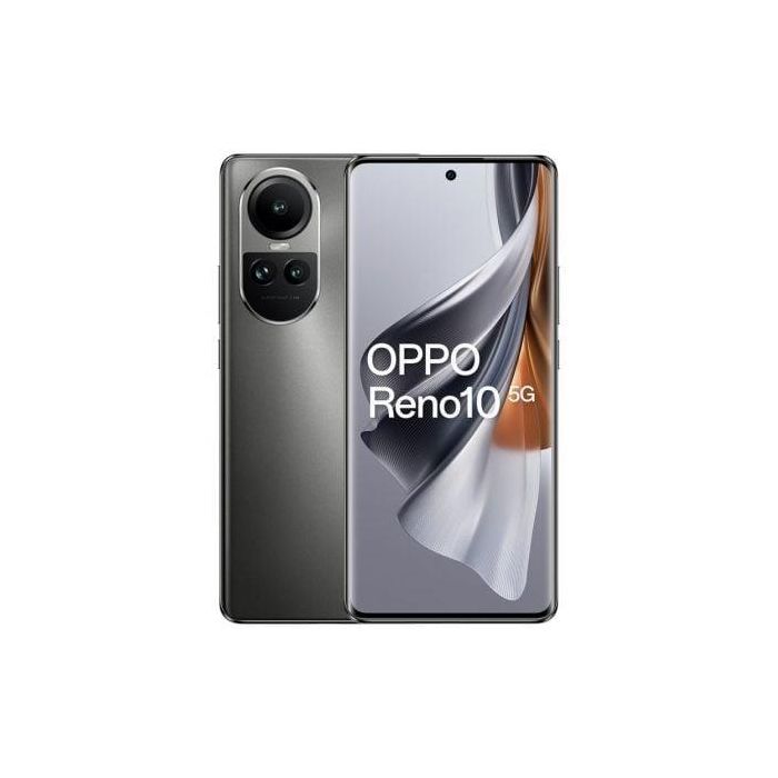 Smartphone Oppo Reno 10 8GB/ 256GB/ 6.7"/ 5G/ Gris Plateado Smartphone Oppo Reno 10 8GB/ 256GB/ 6.7"/ 5G/ Gris Plateado