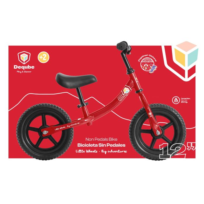 Bicicleta Sin Pedales Roja D00304 Deqube 1