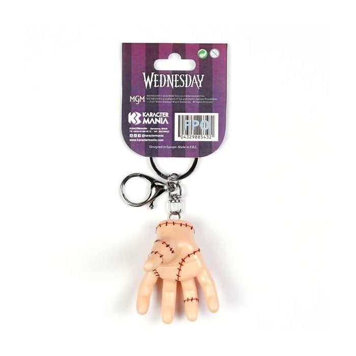 Karactermania Llavero Miércoles 3D de Plástico ABS, Hueso, 5x4.5x6 cm 4